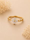 Golden Daisy Ring