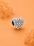 Lunéa Crystal Heart Charm