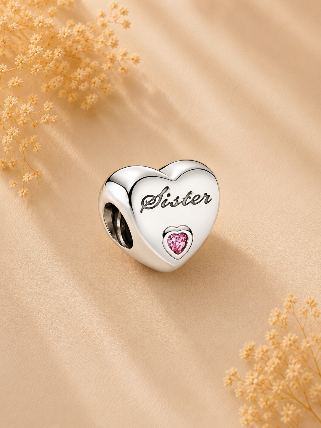 Lunéa Sister's Heart Charm
