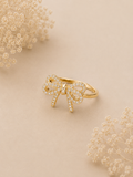 Golden Bow Elegance Ring